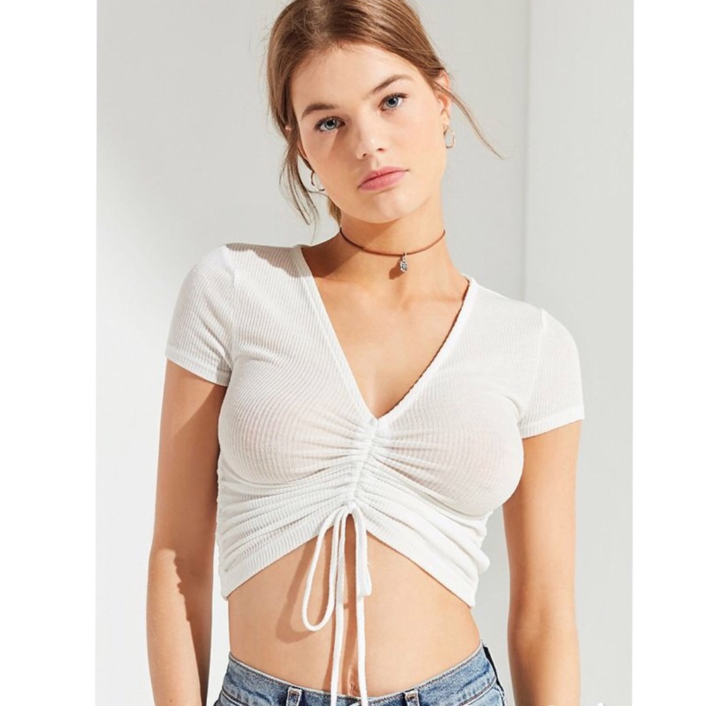 BRAND NEW W/TAGS- UO Alexa Ruched Top- XS
